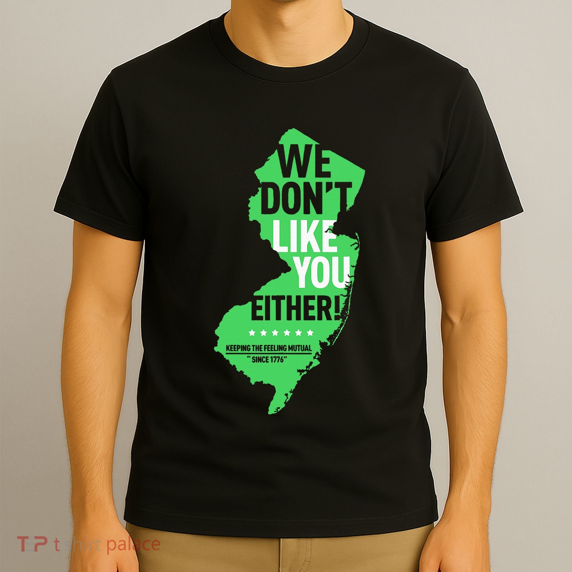 We DonT Like You Either New Jersey New York Rivalry T-Shirt