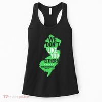 We DonT Like You Either New Jersey New York Rivalry Women's Tank Top thumb 0