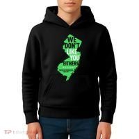We DonT Like You Either New Jersey New York Rivalry Kids Hoodie thumb 4