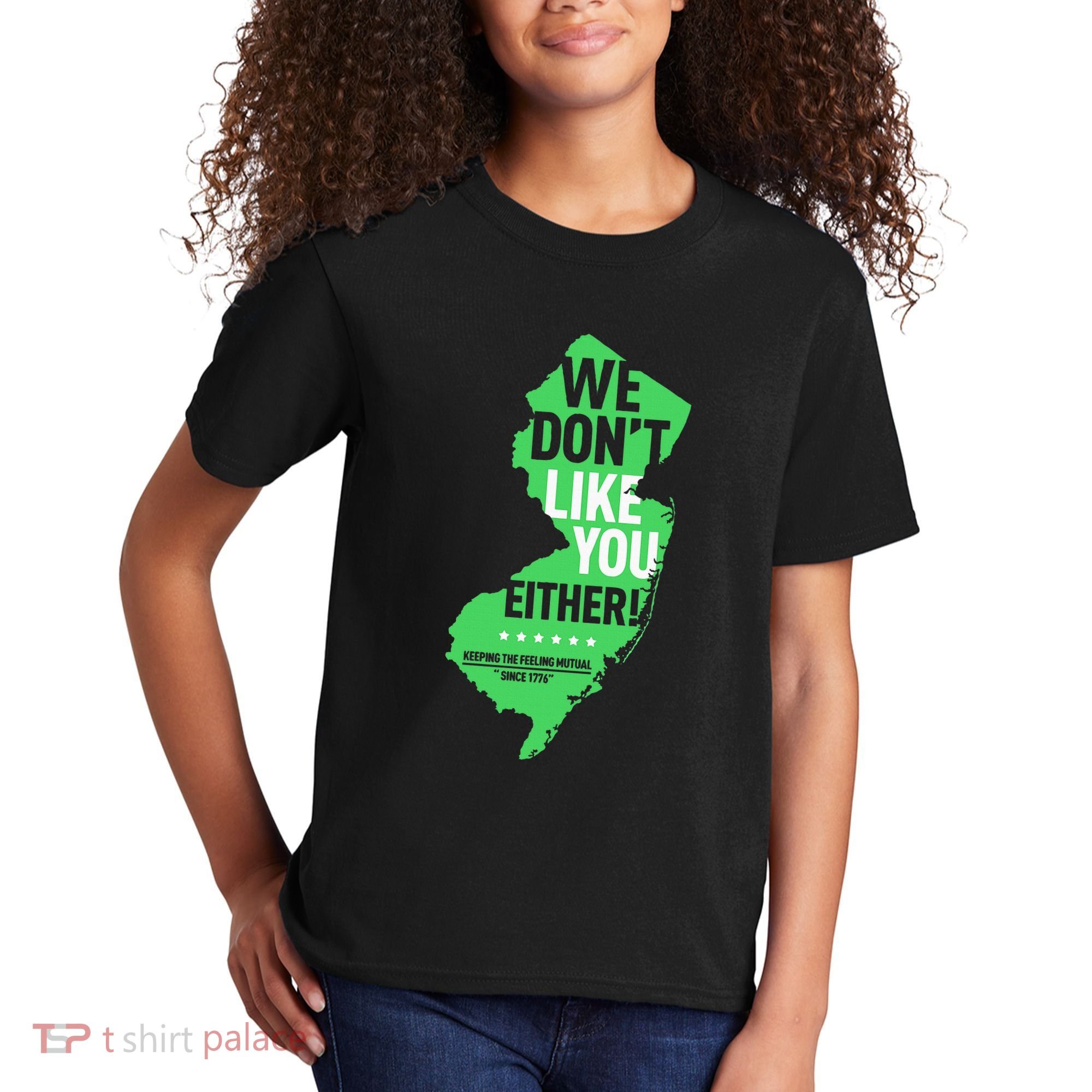 We DonT Like You Either New Jersey New York Rivalry Kids T-Shirt