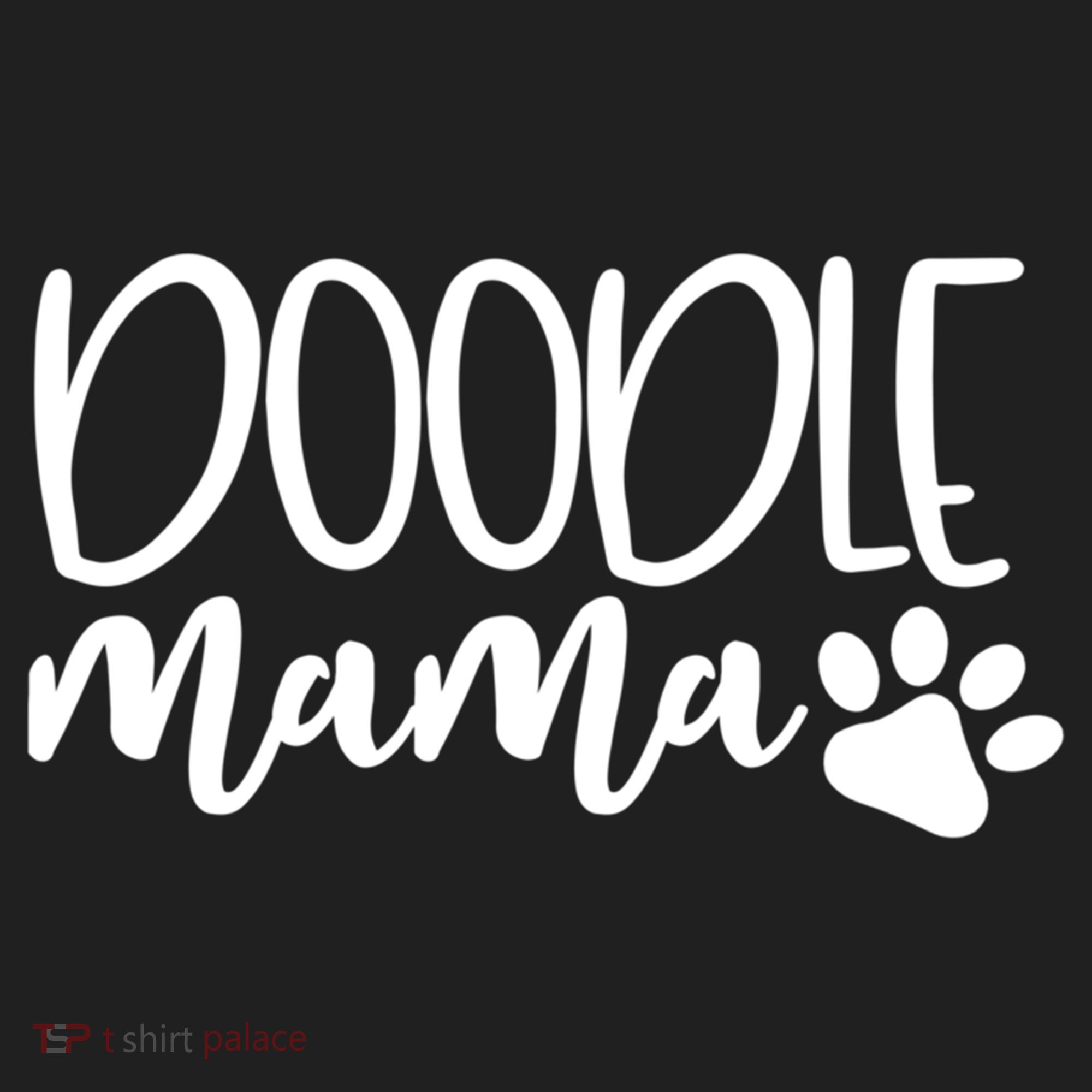Wo Doodle Mama Gift Dog Paw Goldendoodle Mom Gift Beanie