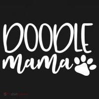 Wo Doodle Mama Gift Dog Paw Goldendoodle Mom Gift Women's Hoodie thumb 2