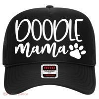 Wo Doodle Mama Gift Dog Paw Goldendoodle Mom Gift Hat thumb 0