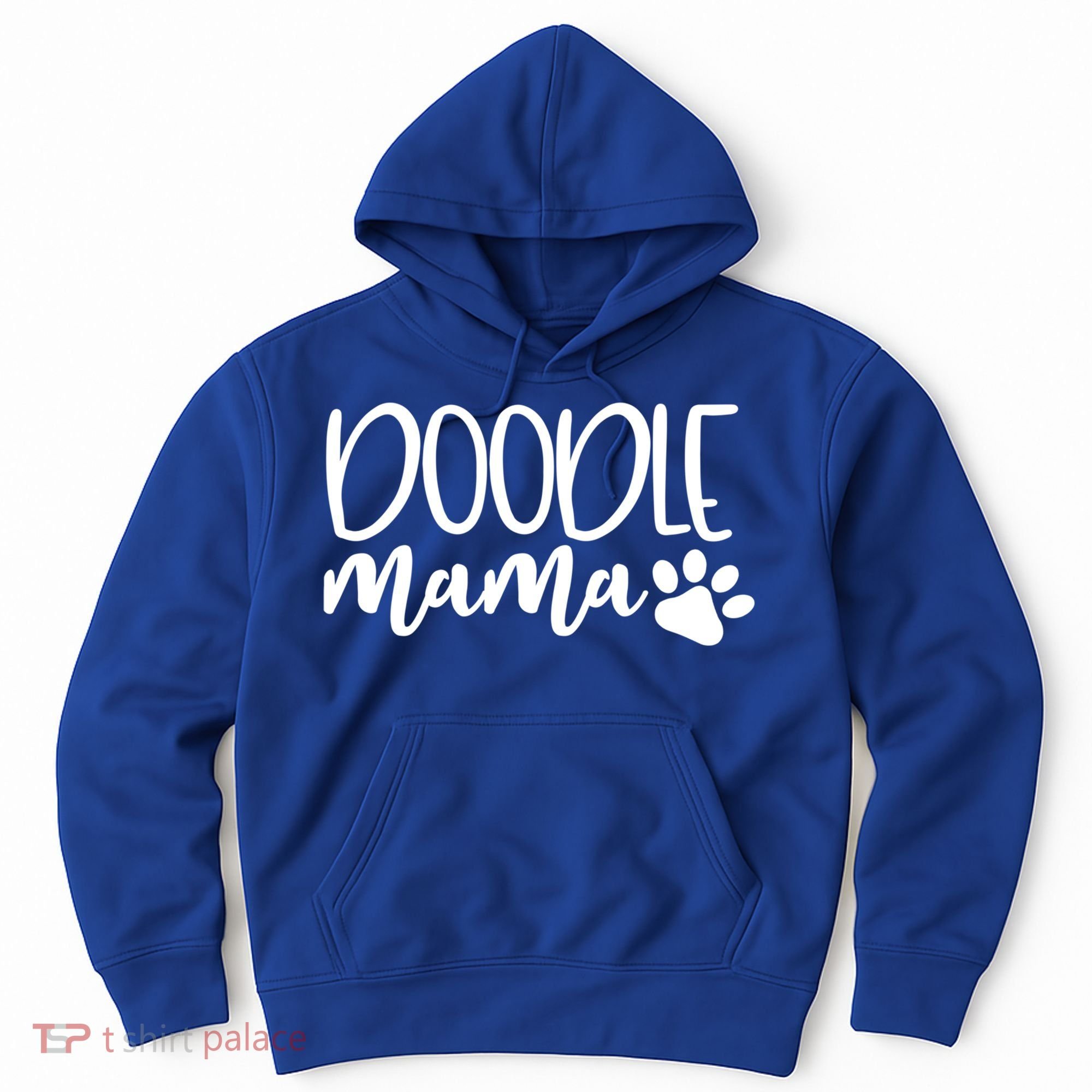 Wo Doodle Mama Gift Dog Paw Goldendoodle Mom Gift Hoodie
