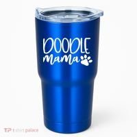 Wo Doodle Mama Gift Dog Paw Goldendoodle Mom Gift Tumbler thumb 0