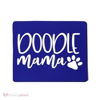 Wo Doodle Mama Gift Dog Paw Goldendoodle Mom Gift Mousepad