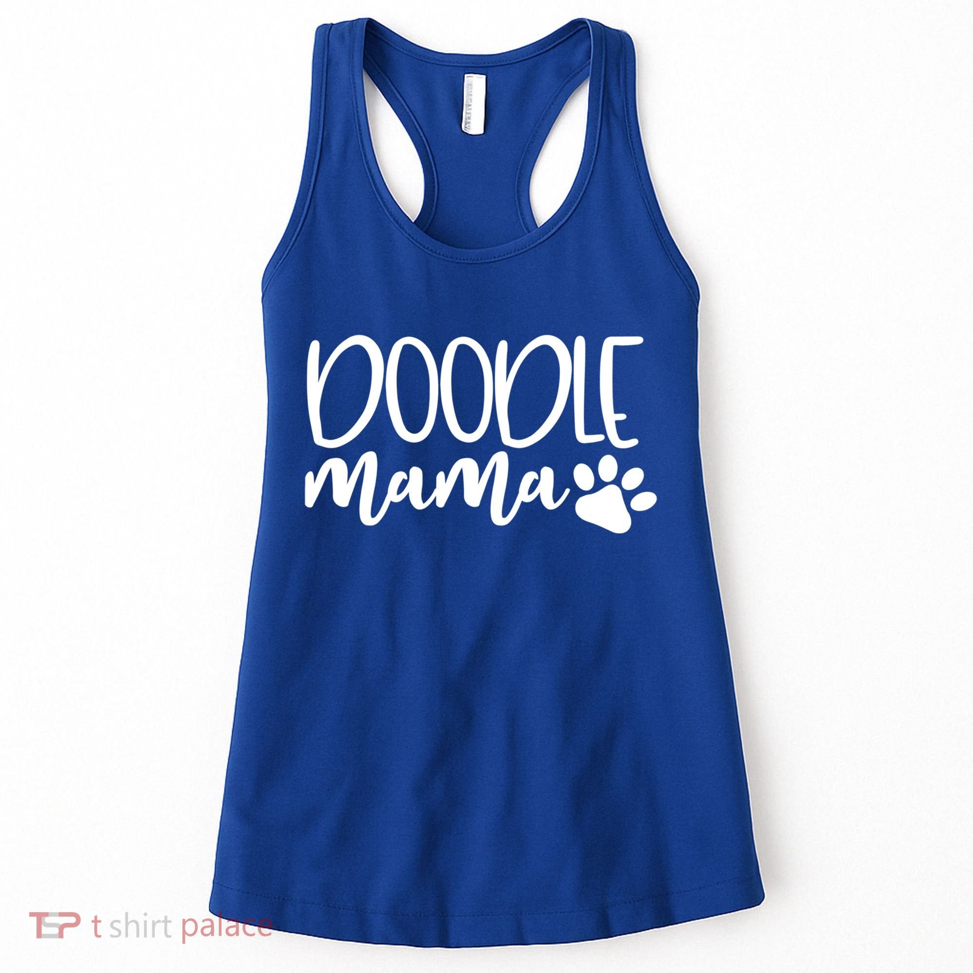 Wo Doodle Mama Gift Dog Paw Goldendoodle Mom Gift Women's Tank Top