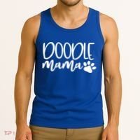 Wo Doodle Mama Gift Dog Paw Goldendoodle Mom Gift Tank Top thumb 3