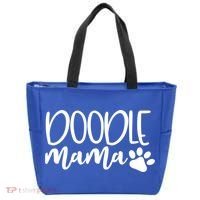 Wo Doodle Mama Gift Dog Paw Goldendoodle Mom Gift Tote Bag thumb 0
