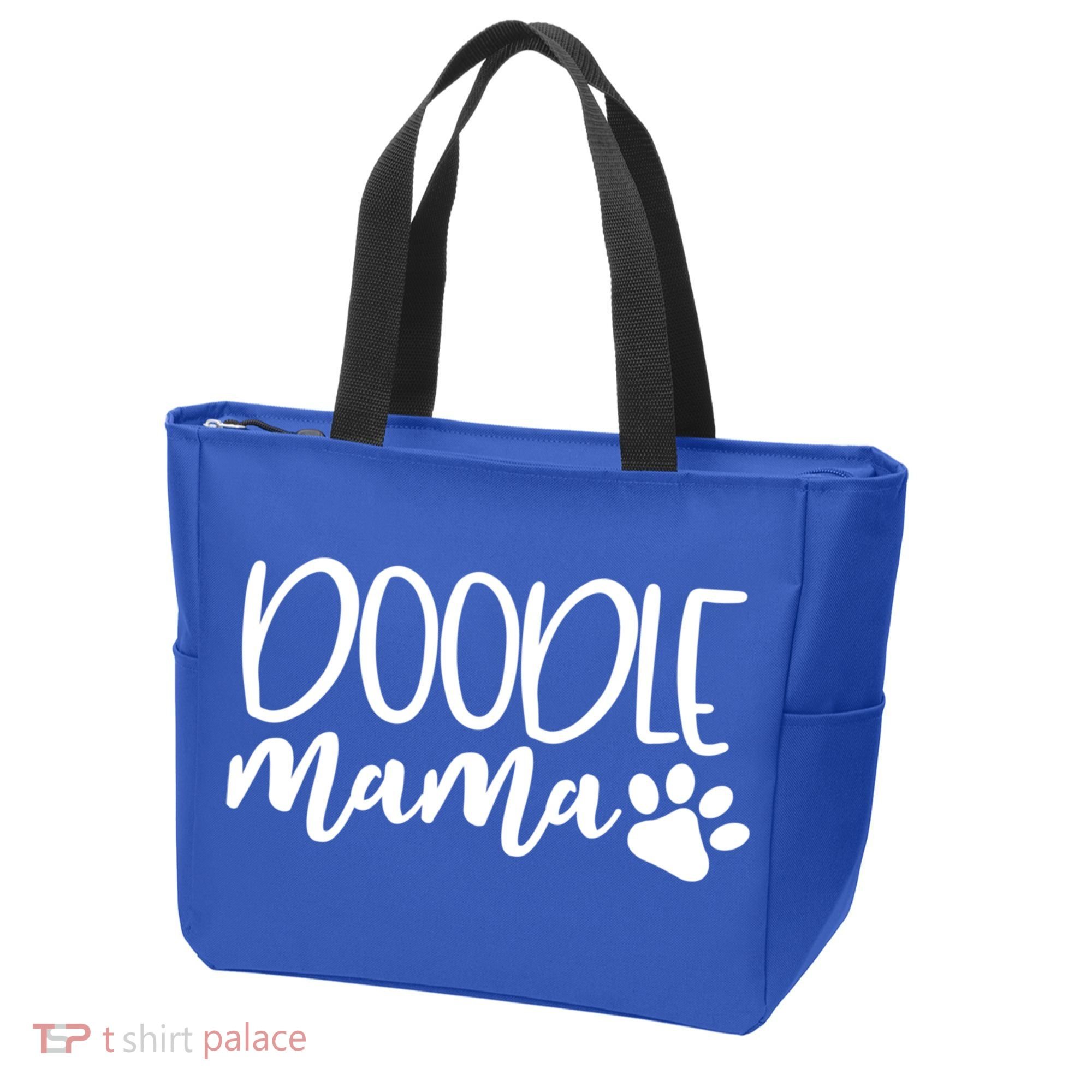 Wo Doodle Mama Gift Dog Paw Goldendoodle Mom Gift Tote Bag