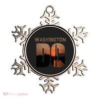 Washington Dc Monument Skyline Art Vacation Souvenir Ornament thumb 0