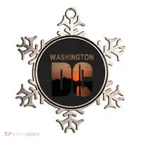 Washington Dc Monument Skyline Art Vacation Souvenir Ornament thumb 0