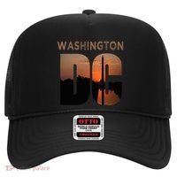 Washington Dc Monument Skyline Art Vacation Souvenir Hat thumb 0