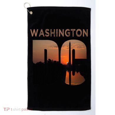 Washington Dc Monument Skyline Art Vacation Souvenir Golf Towel