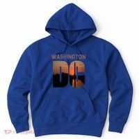 Washington Dc Monument Skyline Art Vacation Souvenir Hoodie thumb 0