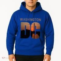 Washington Dc Monument Skyline Art Vacation Souvenir Hoodie thumb 2