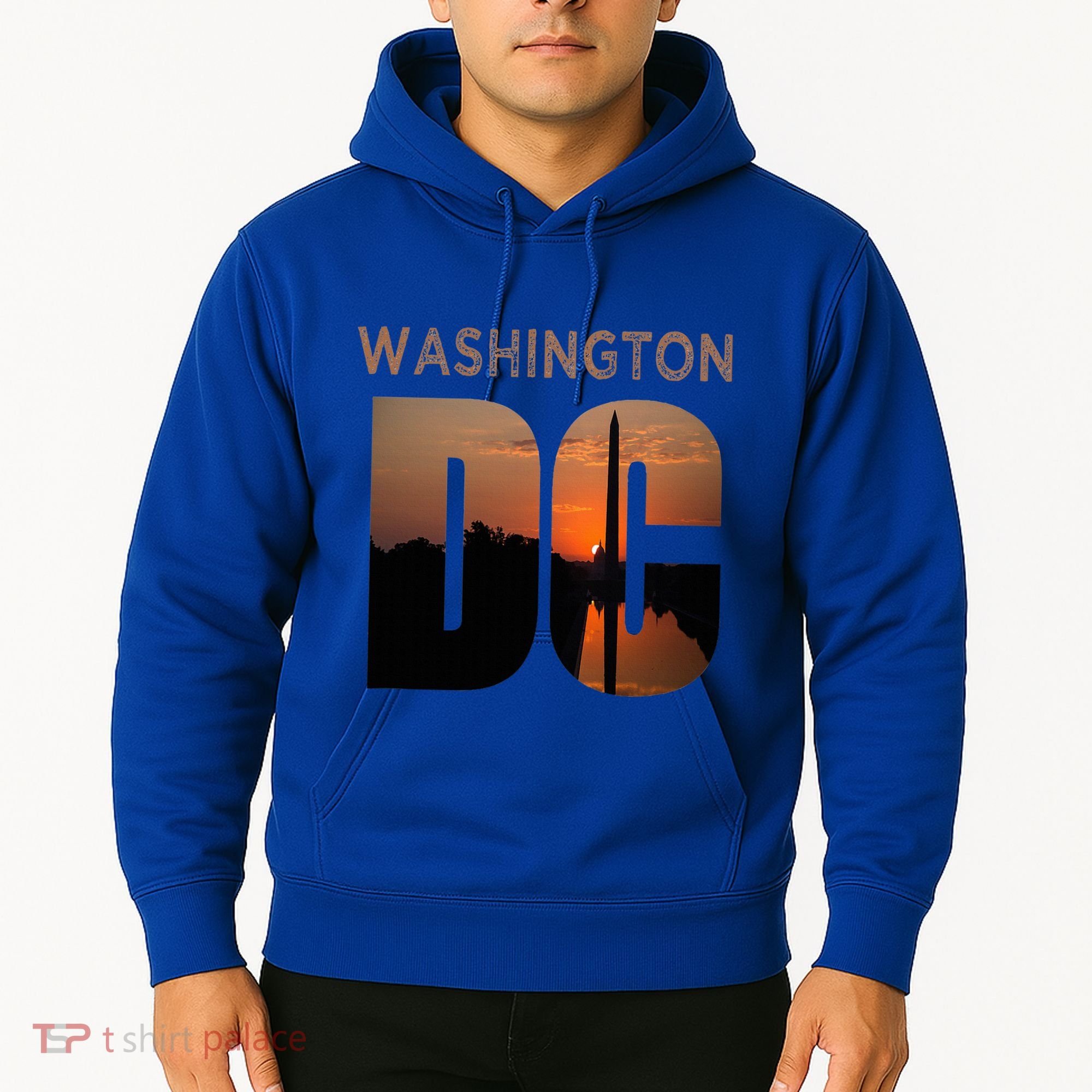 Washington Dc Monument Skyline Art Vacation Souvenir Hoodie
