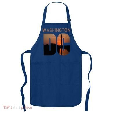 Washington Dc Monument Skyline Art Vacation Souvenir Apron