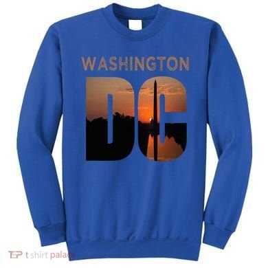 Washington Dc Monument Skyline Art Vacation Souvenir Sweatshirt