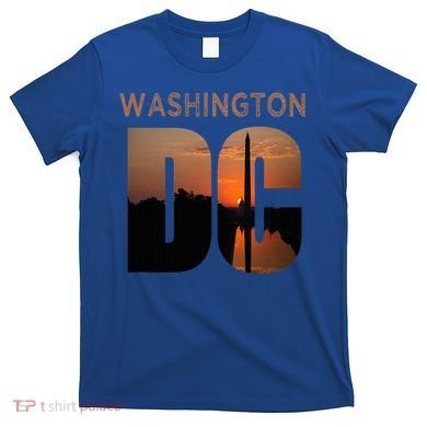Washington Dc Monument Skyline Art Vacation Souvenir T-Shirt
