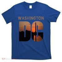 Washington Dc Monument Skyline Art Vacation Souvenir T-Shirt thumb 0