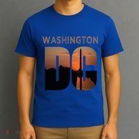 Washington Dc Monument Skyline Art Vacation Souvenir T-Shirt thumb 3