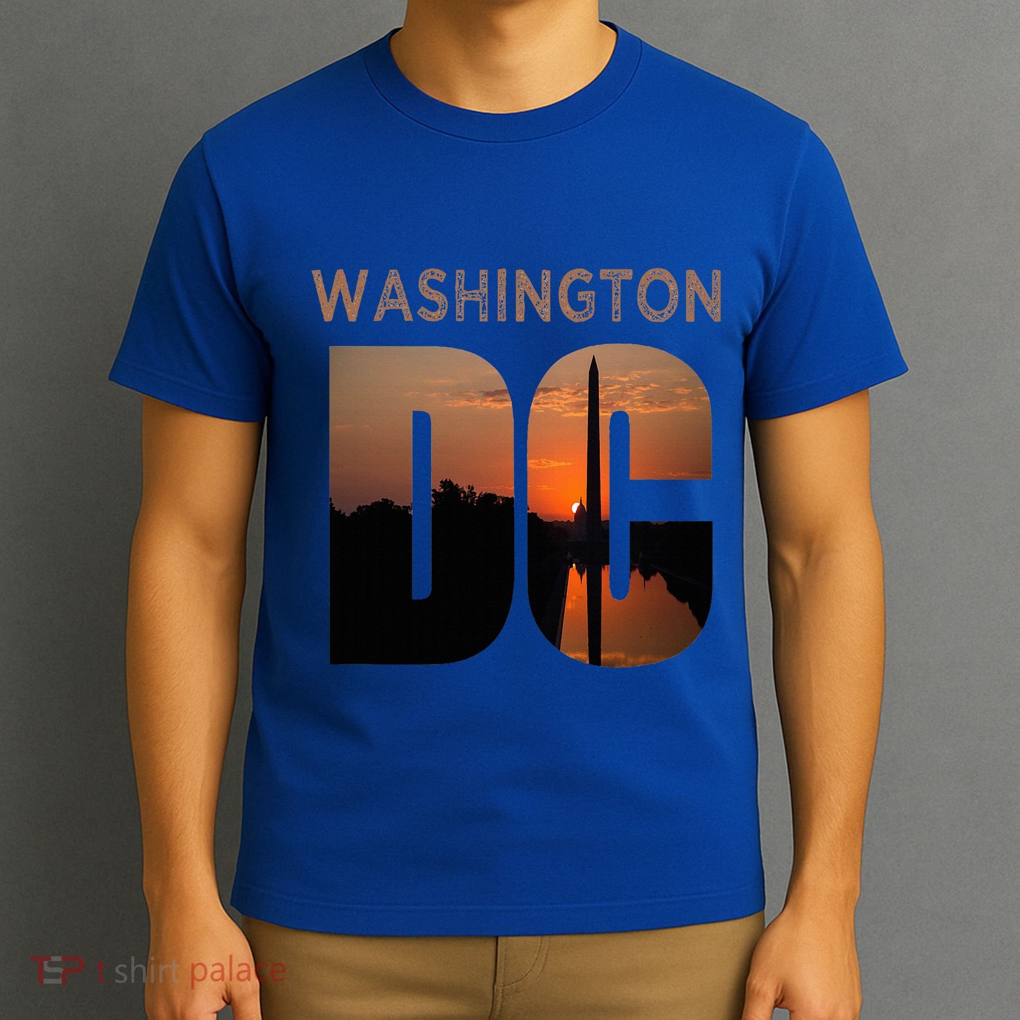 Washington Dc Monument Skyline Art Vacation Souvenir T-Shirt