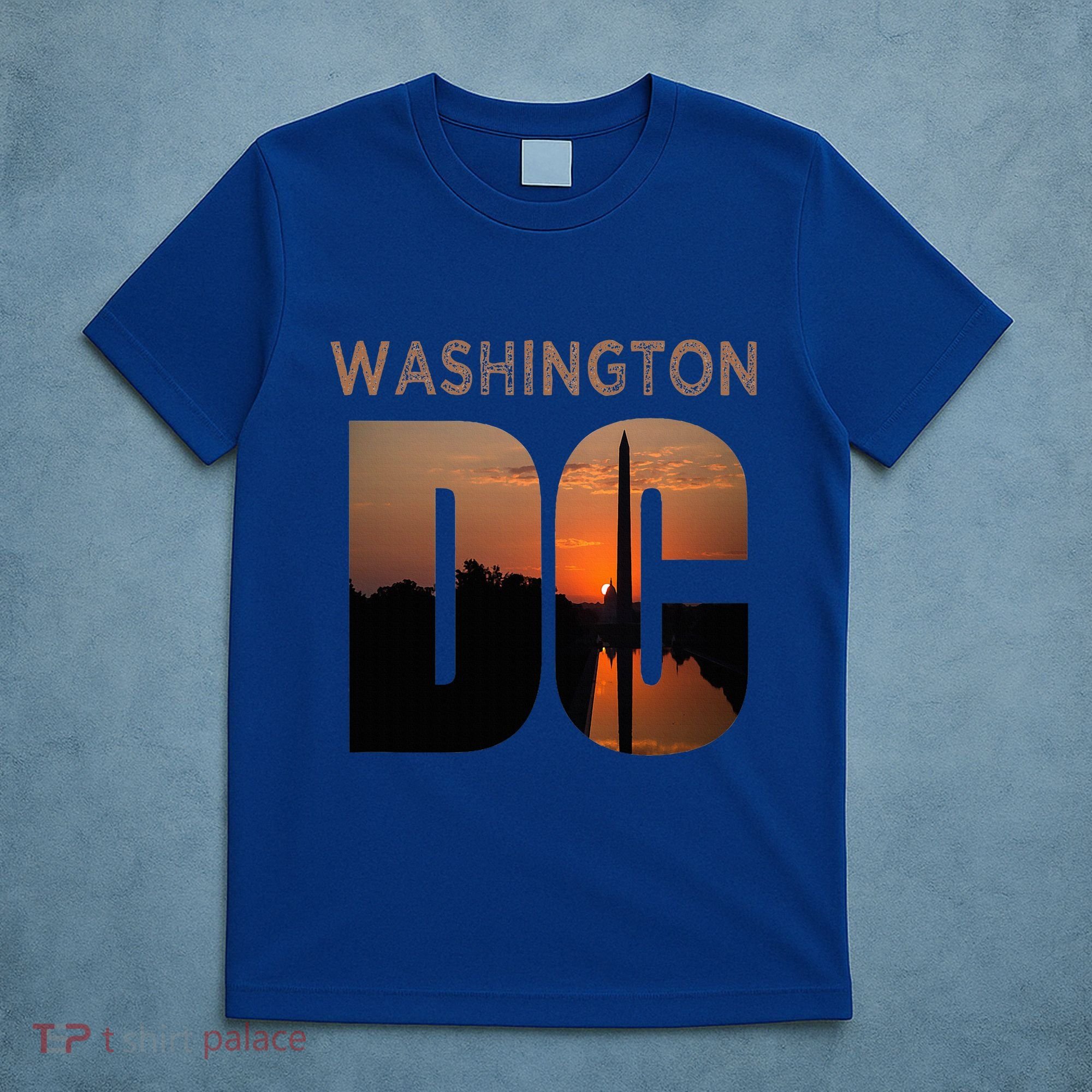 Washington Dc Monument Skyline Art Vacation Souvenir T-Shirt