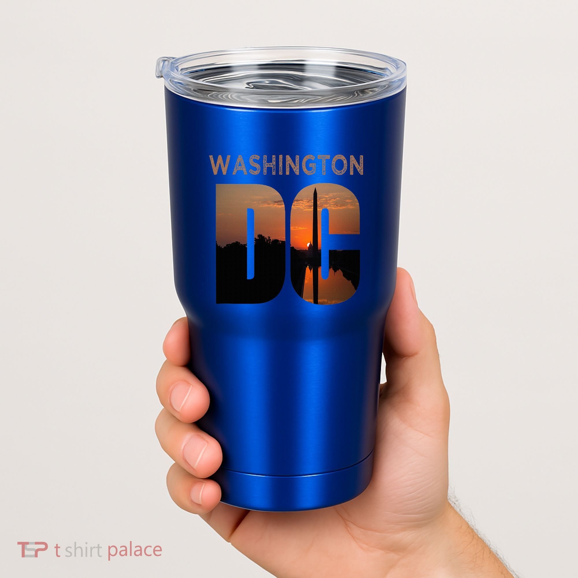 Washington Dc Monument Skyline Art Vacation Souvenir Tumbler