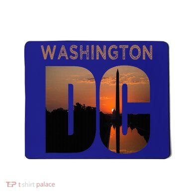 Washington Dc Monument Skyline Art Vacation Souvenir Mousepad