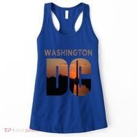 Washington Dc Monument Skyline Art Vacation Souvenir Women's Tank Top thumb 0