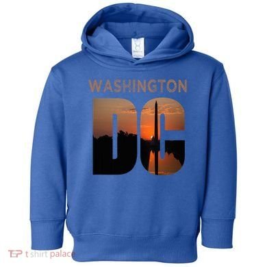 Washington Dc Monument Skyline Art Vacation Souvenir Toddler Hoodie