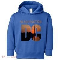 Washington Dc Monument Skyline Art Vacation Souvenir Toddler Hoodie thumb 0