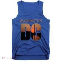 Washington Dc Monument Skyline Art Vacation Souvenir Tank Top thumb 0