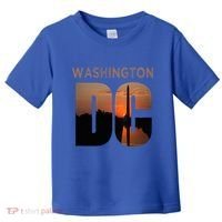 Washington Dc Monument Skyline Art Vacation Souvenir Toddler T-Shirt thumb 0