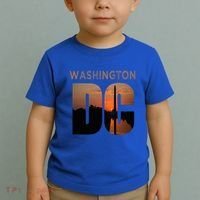 Washington Dc Monument Skyline Art Vacation Souvenir Toddler T-Shirt thumb 2