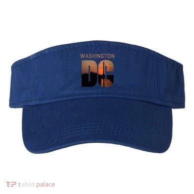 Washington Dc Monument Skyline Art Vacation Souvenir Visor
