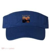 Washington Dc Monument Skyline Art Vacation Souvenir Visor thumb 0