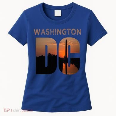 Washington Dc Monument Skyline Art Vacation Souvenir Women's T-Shirt