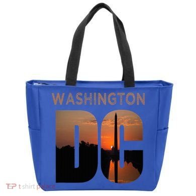 Washington Dc Monument Skyline Art Vacation Souvenir Tote Bag