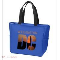 Washington Dc Monument Skyline Art Vacation Souvenir Tote Bag thumb 3