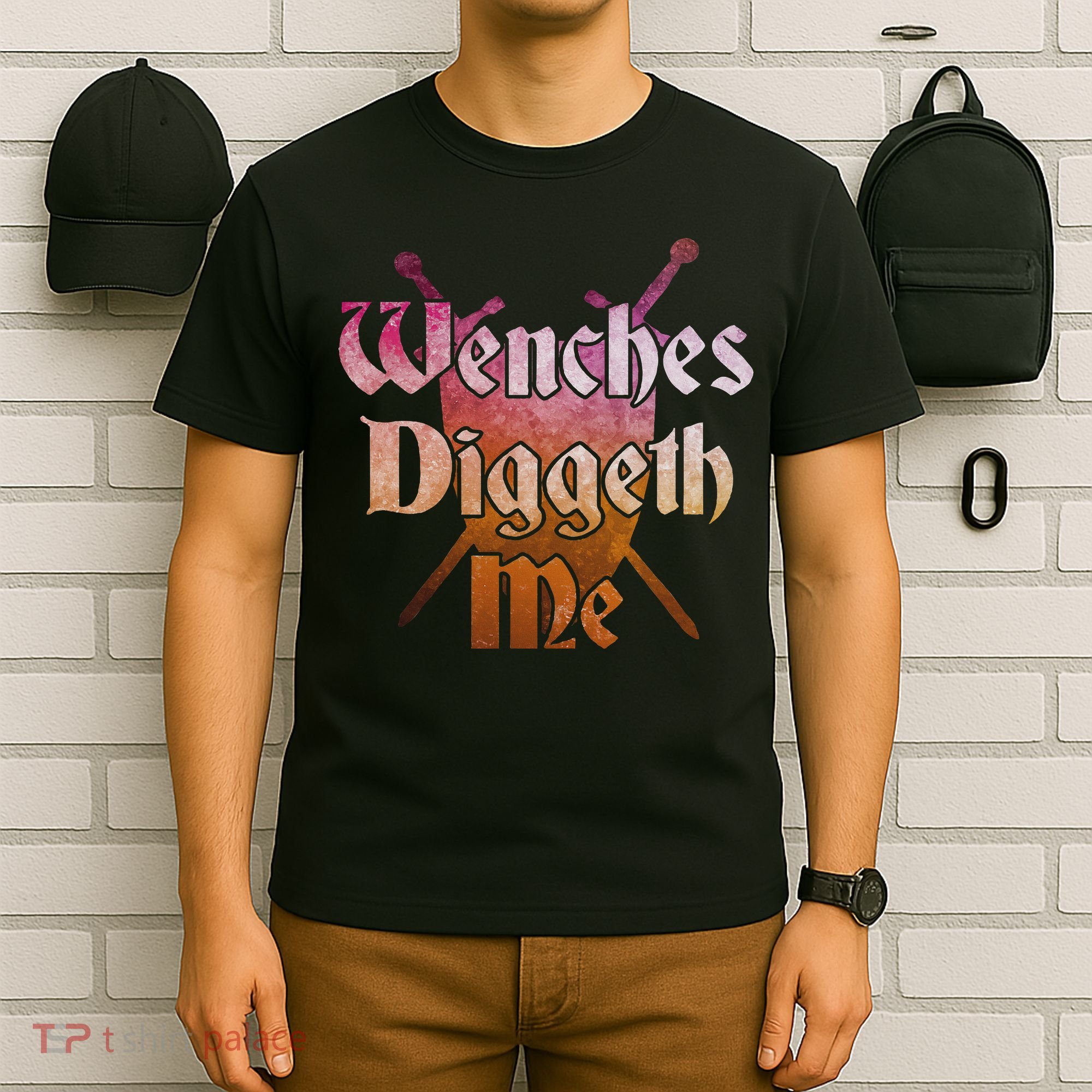 Wenches Diggeth Me Funny Renaissance Ren Faire Quote T-Shirt