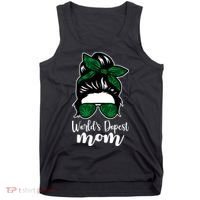 World's Dopest Mom Weed Hair Bun Tank Top thumb 0