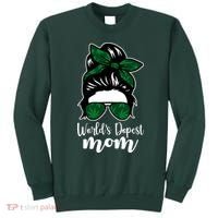 World's Dopest Mom Weed Hair Bun Sweatshirt thumb 0