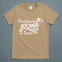 Womens Dachshund Mama Wiener Dog Doxie Mom Funny Cute Gift Cute T-Shirt thumb 5