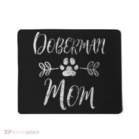Womens Doberman Mom Doberman Lover Owner Dobie Dog Mom Mousepad thumb 0