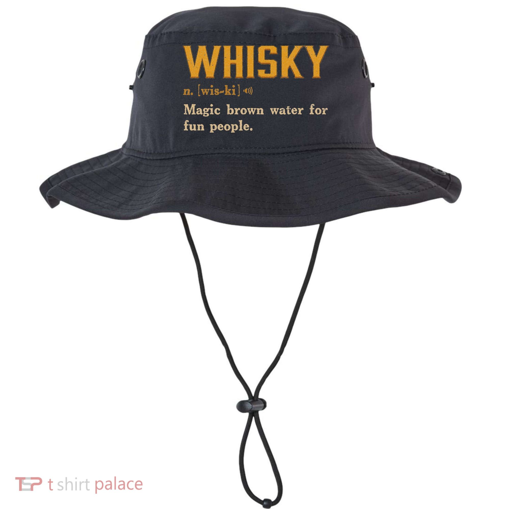 Whiskey Definition Magic Brown Water For Fun People Bucket Hat