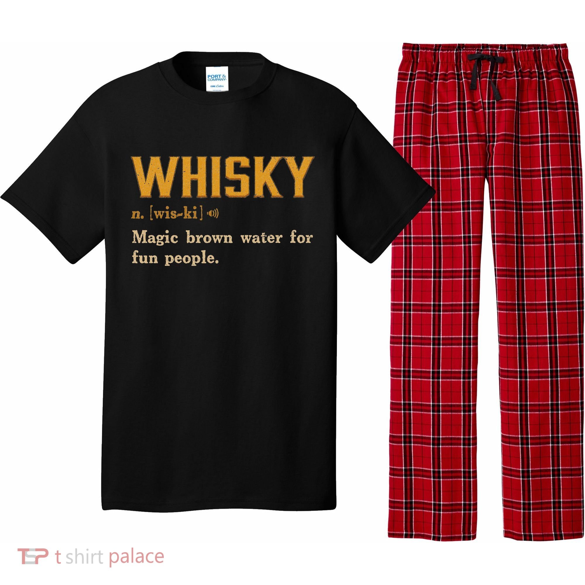 Whiskey Definition Magic Brown Water For Fun People Pajama Set
