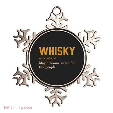 Whiskey Definition Magic Brown Water For Fun People Ornament