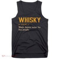 Whiskey Definition Magic Brown Water For Fun People Tank Top thumb 0